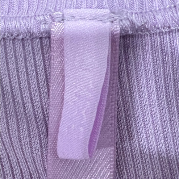 Skims Lavender Long Sleeve Henley Top - Picture 3 of 5